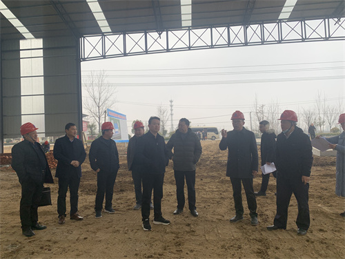 萬人助萬企，節(jié)后送關(guān)懷——上級部門領(lǐng)導(dǎo)視察永和集團(tuán)城陽城拌合站建設(shè)情況！
